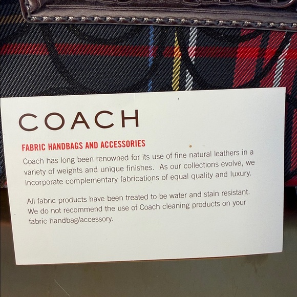 Coach Poppy Crossbody Tartan Plaid crossbody bag. - Picture 13 of 14